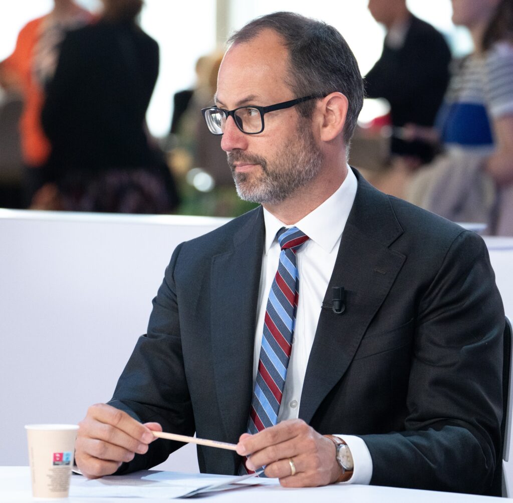 EU Perspectives podcast recording with MEP Jan FARSKÝ, Juan Mejino-López, Burkard Schmitt