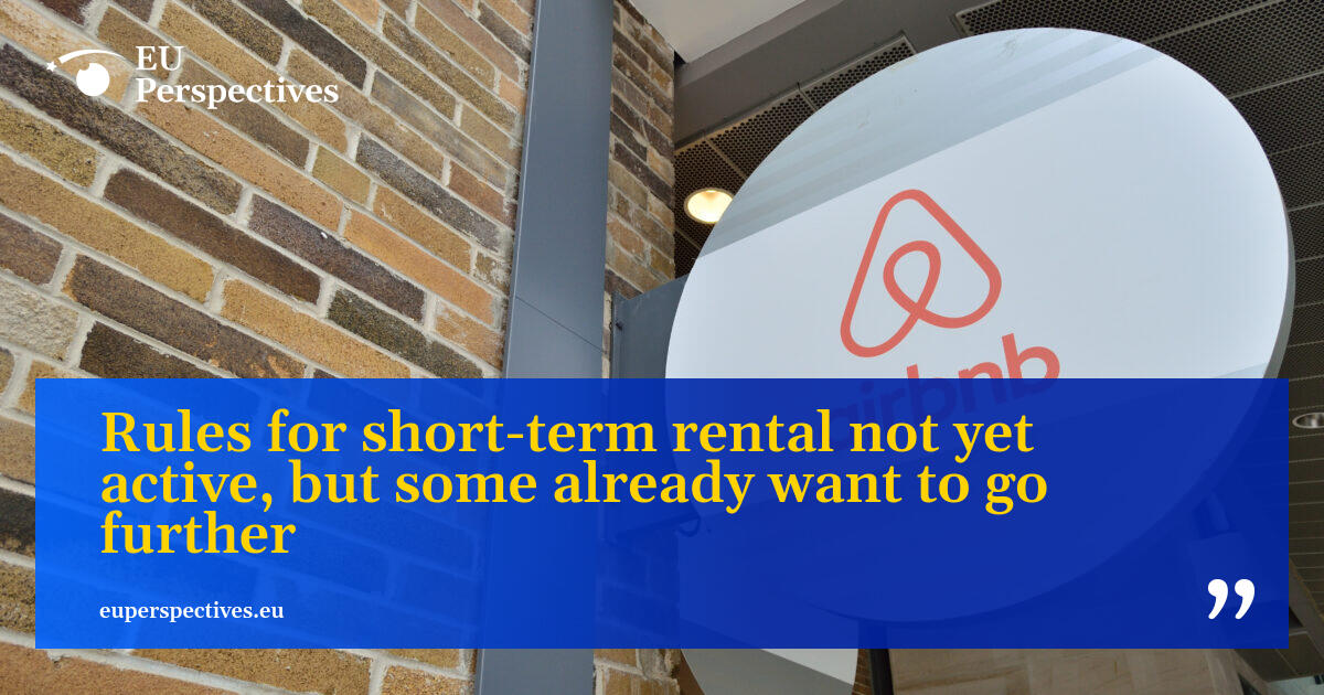 Already Rented Rules for short-term rental not yet active, but some already want to go ...
