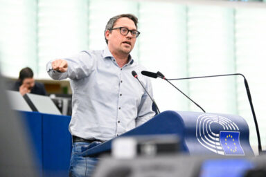 Member of the European Parliament Tiemo Wolker speaking