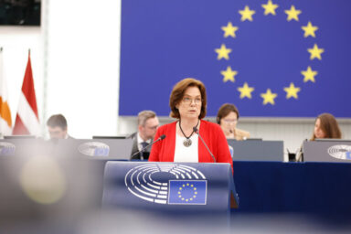 MEP Marit Maij (S&D/NE) at a plenary session