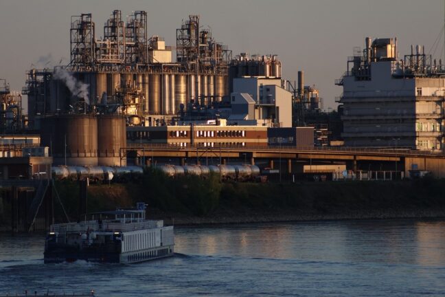 a huge gas storage complex