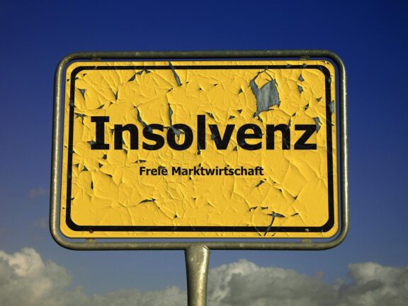sign insolvency in German