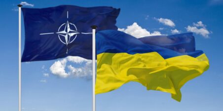 flags of Nato, Ukraine