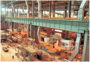 Steel plants like this one in Avilès, Spain, belong among energy-intensive industries.