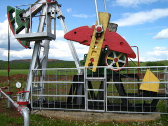 Oil well in the Russian territory of Tatarstan.