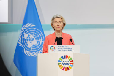 ENVI PECH DEVE Delegation the 3rd United Nations Ocean Conference (UNOC) in Nice, Ursula von der Leyen