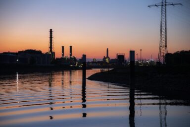 BASF plant on the Neckar, Germany