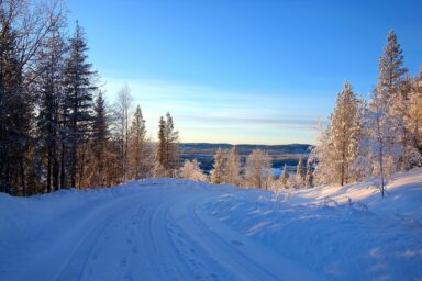 swedish lapland in winter