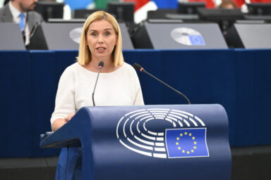 MEP Danuše Nerudová speaking in European Parliament