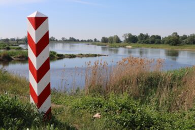THe Odra (Oder) forms a large part of the border between Germany and Poland