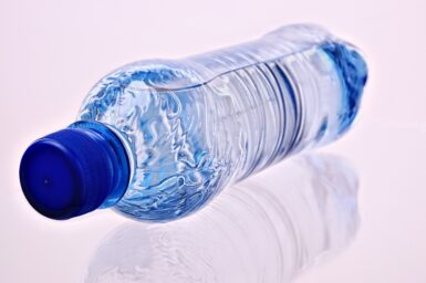 bottle of bottled water, presumably