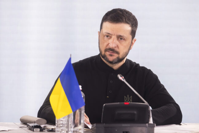 Ukrainian President Volodymyr Zelensky