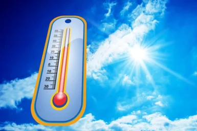Thirty degrees plus. Becoming a norm also in the North