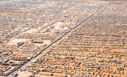 Zaatari Refugee Camp in Jordan