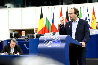 MEP Jean-Marc Germain speaking