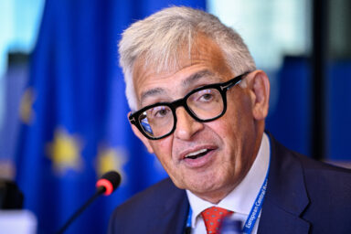 Piero Cipollone, Member of the Executive Board of the European Central Bank at the ECON Committee. Photo: European Parliament