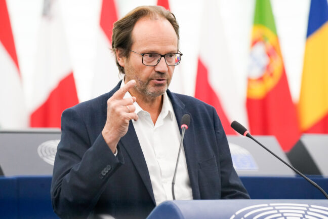 MEP Jean-Marc Germain in the European Parliament
