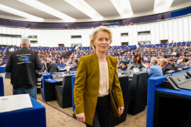EC President Ursula von der Leyen in the EP
