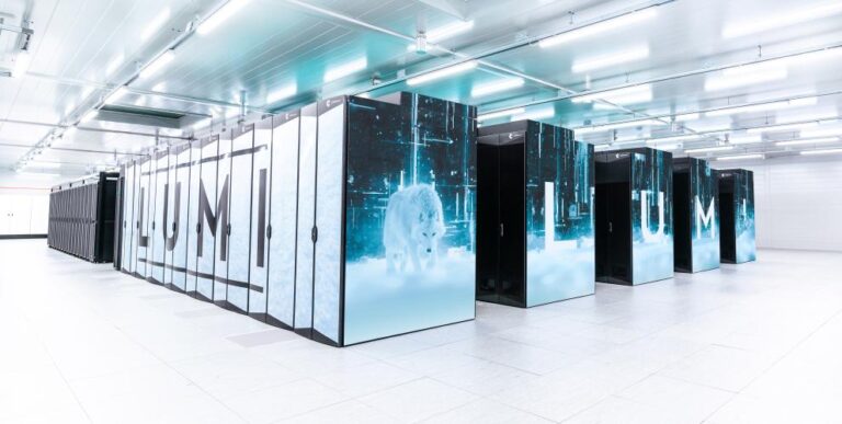 LUMI supercomputer. Image credits: Fade Creative