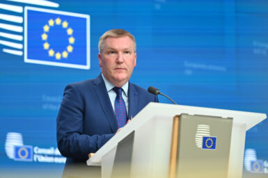 Commissioner McGrath speaking in the European Parliament