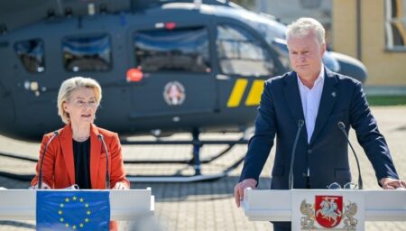 Ursula von der Leyen and President of Lithuania, Gitanas Nausėda