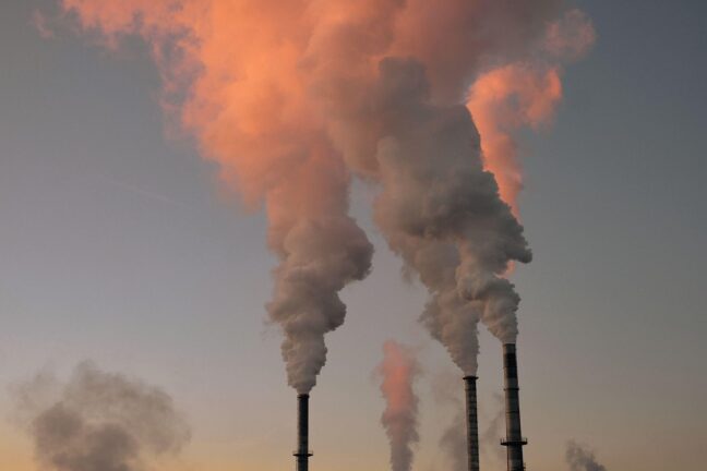 Industrial pollution