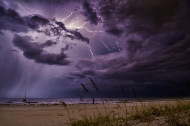 violet thunderstorm