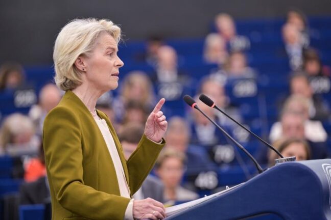 Commission President Ursula von der Leyen gives what is easily the most important address of her second term in the European Parliament on 10 September 2025