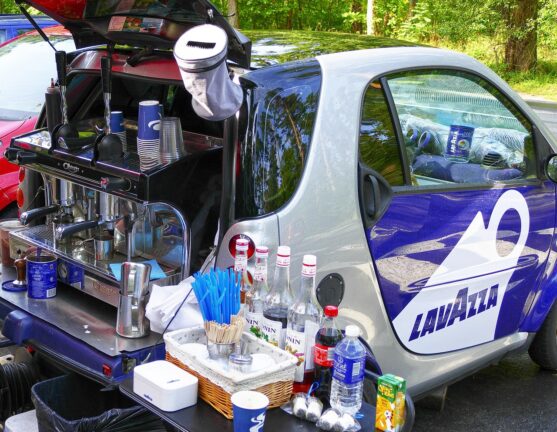 a coffee truck