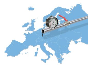map of russian gas to europe