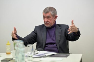 Andrej Babiš in a turtleneck