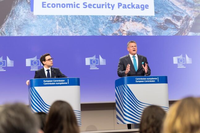 Stéphane Séjourné, Maroš Šefčovič