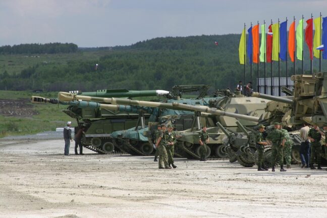 russian tanks
