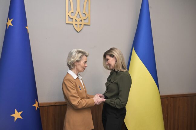 VDL and Olena Zelenska