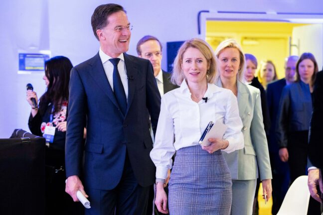 Mark Rutte, Kaja Kallas