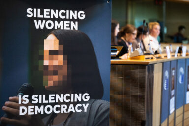 “Silencing women is silencing democracy” -FEMM Inter-parliamentary Committee Meeting on the occasion of International Women’s Day 2026. Photo: EP
