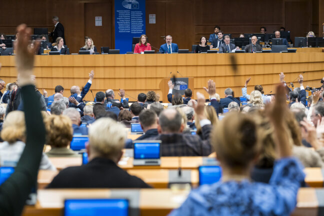 European Parliament plenary session, Brussels