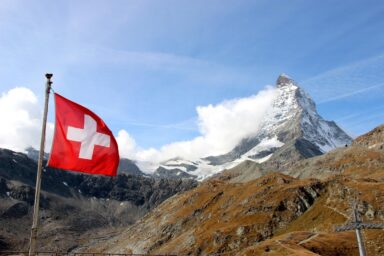matterhorn, swiss flag