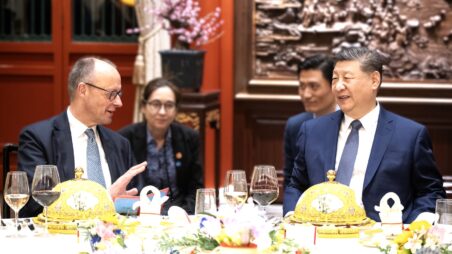 Friedrich Merz and Xi Jinping