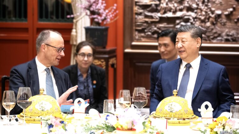 Friedrich Merz and Xi Jinping