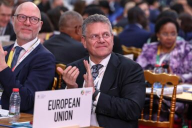 EU Trade Commissioner Maroš Šefčovič at the WTO Ministerial Conference in Yaoundé, Cameroon