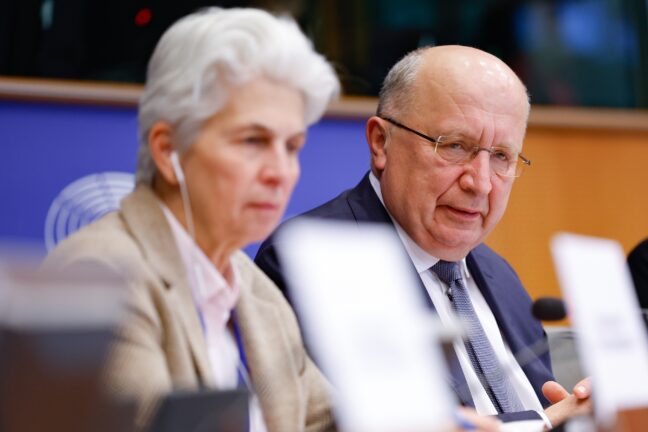 Marie-Agnes Strack-Zimmermann and Andrius Kubilius