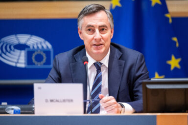 David McAllister, chair of the Foreign Affairs Committee, speaking at a European Parliament committee meeting.