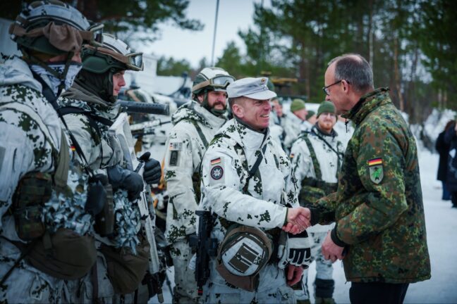 German Federal Chancellor Friedrich Merz and Bundeswehr