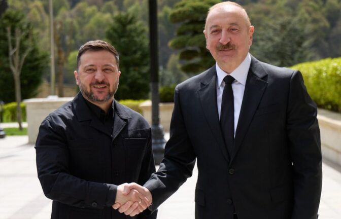 volodymyr zelenskyy, ilham aliyev