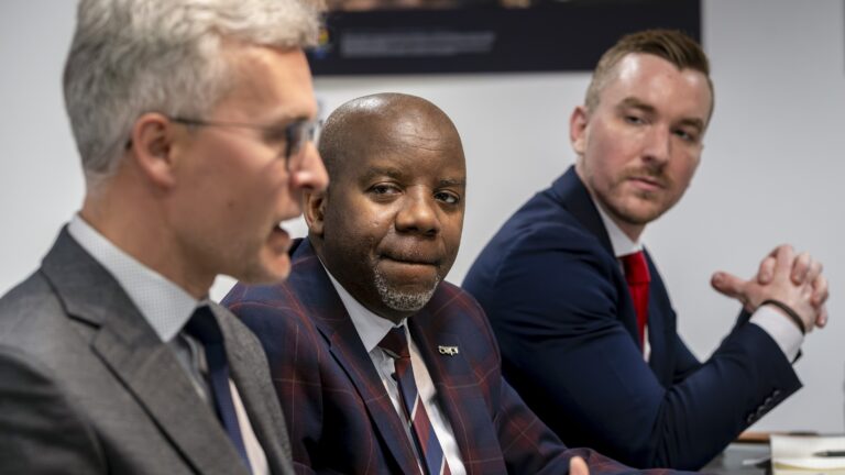 Ondřej Krutílek, Andrew Kasembe and Daniel Vig