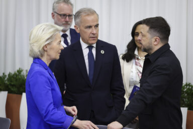 von der Leyen, Zelenskyy, Carney