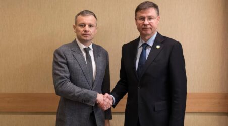 Serhyi Marchenko, Valdis Dombrovskis