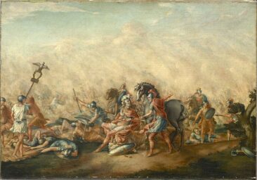 By John Trumbull - Yale University Art Gallery - The Death of Paulus Aemilius at the Battle of Cannae, Public Domain, https://commons.wikimedia.org/w/index.php?curid=40826676