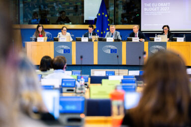 Budget Commissioner Piotr Serafin presents the EU Draft Budget 2027 to the EP Committee on Budgets